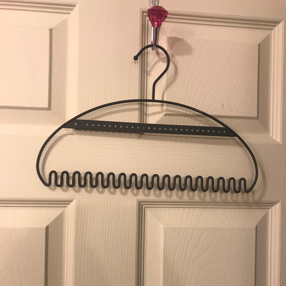 Two unique hanging jewelry holders